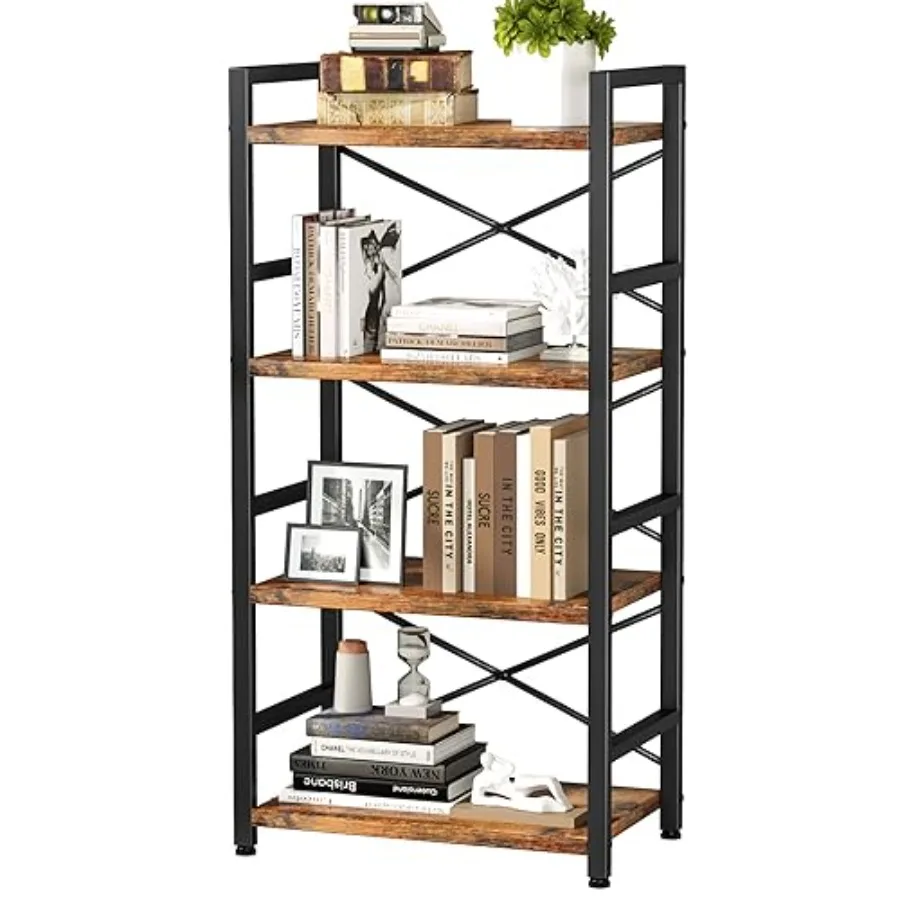 

Bookshelf, Small Bookcase, Organizers and Storage, Metal Small Bookcase, Book Shelf Organization and Storage for Living Room, B