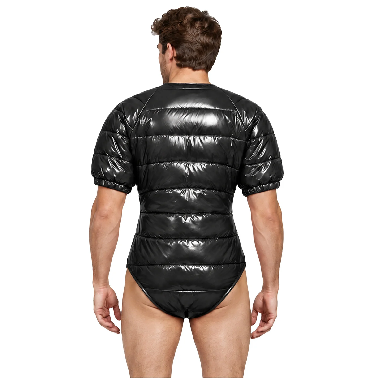 Women Men Winter Warm Padded Quilted Puffer Waterproof Bodysuit Elderly Special Needs Adaptive Clothing Leak-proof Diaper Cover