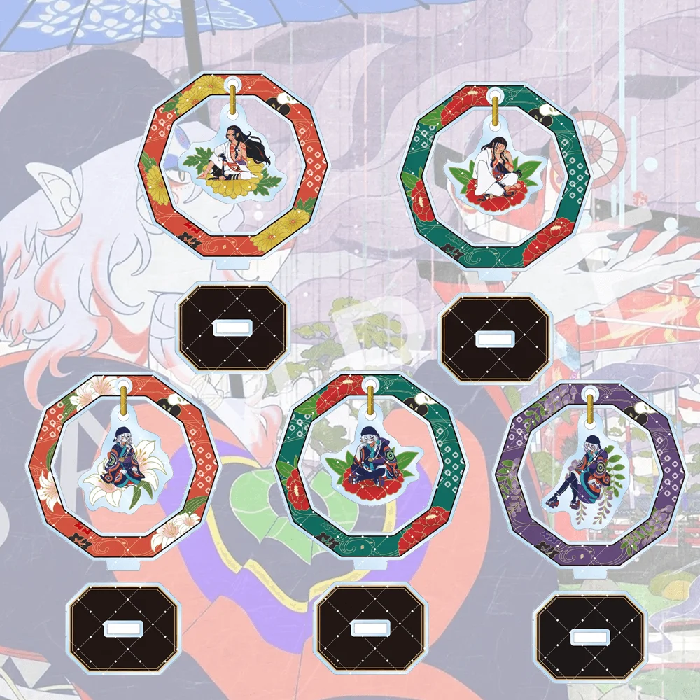 

Mononoke Anime 10cm Q Version Kusuriuri Acrylic Stand Keychain Figure Bag Pendant Desktop Decor Collection Gift For Anime Fans
