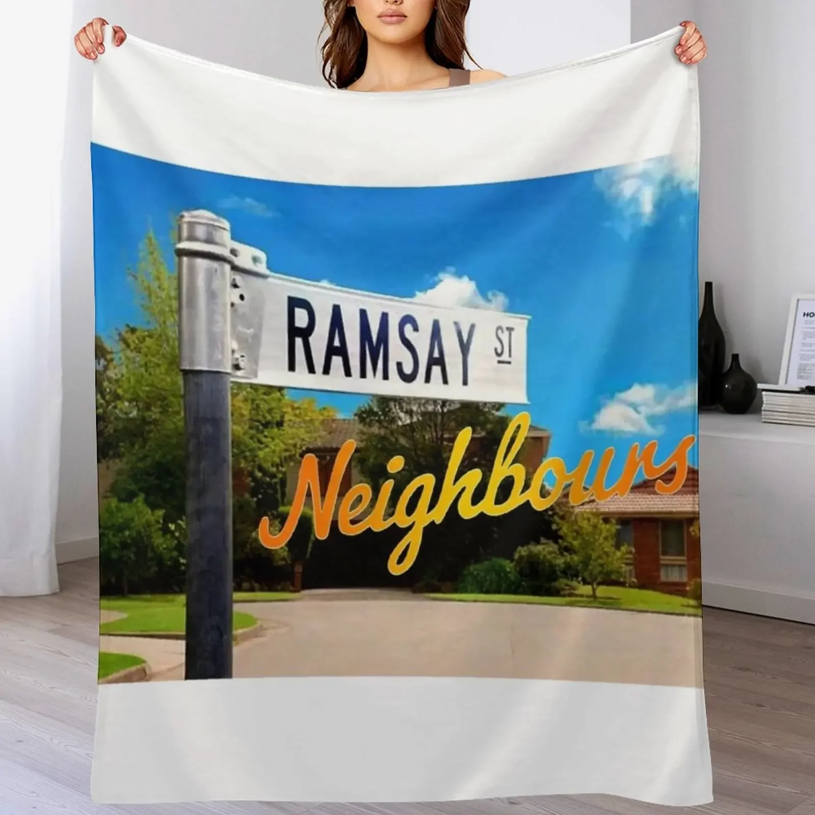 

Ramsay Street Neighbours Throw Blanket Heavy Sleeping Bag Hairys halloween Blankets