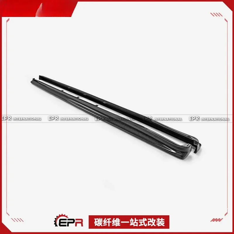 

Для Nissan Stagea C34 WC34 боковые юбки из углеродного волокна с боковыми лопатками, комплект кузова