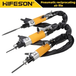 HIFESON Pneumatic File Air Saw Grinding Machine 10mm Stroke Reciprocating File Air File Saw Single/Double Use Trimming AF10