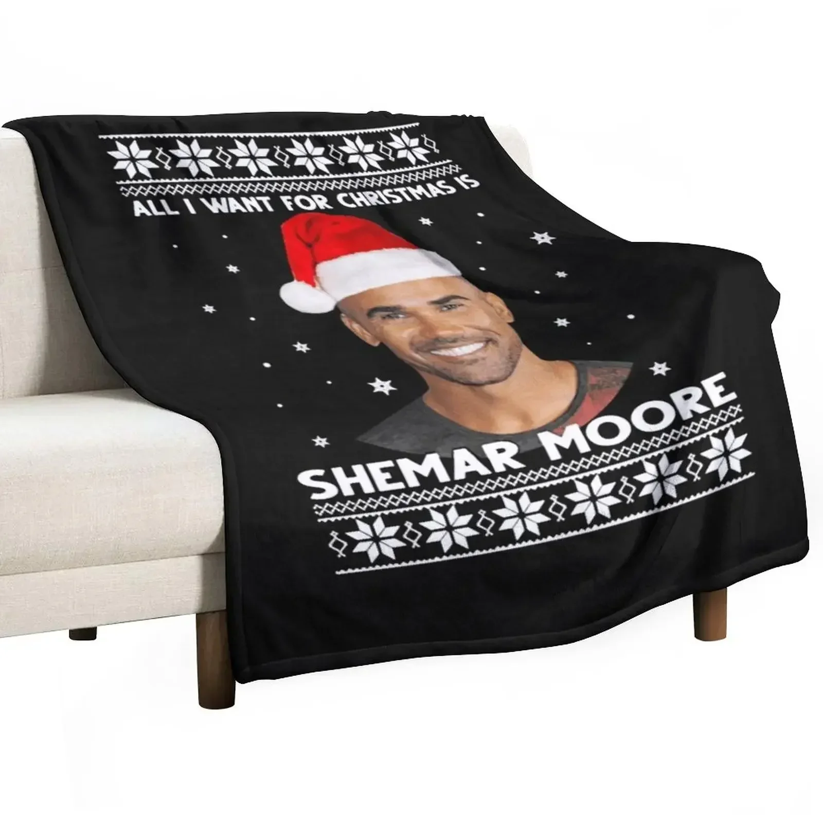 

Store All i Want for Christmas is Shemar Moore Throw Blanket Beautifuls Blankets For Bed Luxury Throw Blankets