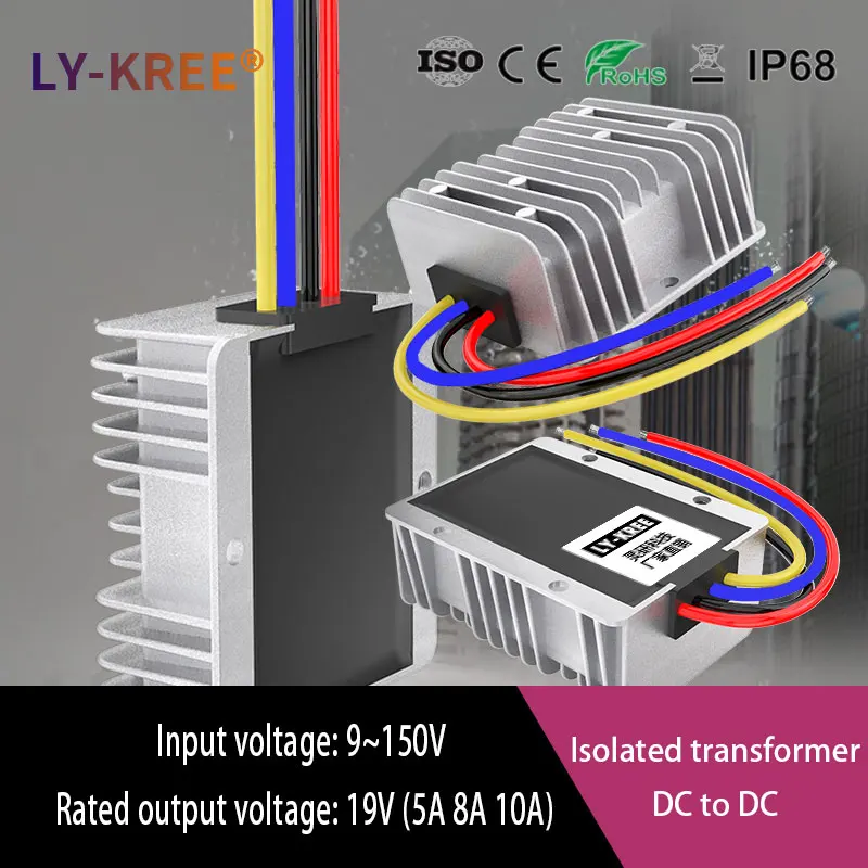 transformateur-d'isolation-9v~150v-vers-19v-convertisseur-de-puissance-dc-dc-module-abaisseur-de-tension-regulateur-de-tension-automobile