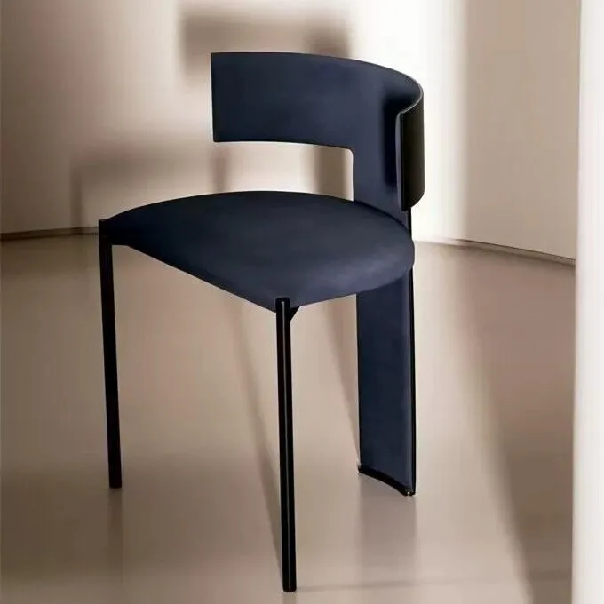 

Modern Simple Designer Dining Chair Italian Minimalist Home Arc Chair Hotel Ancient Book Chair