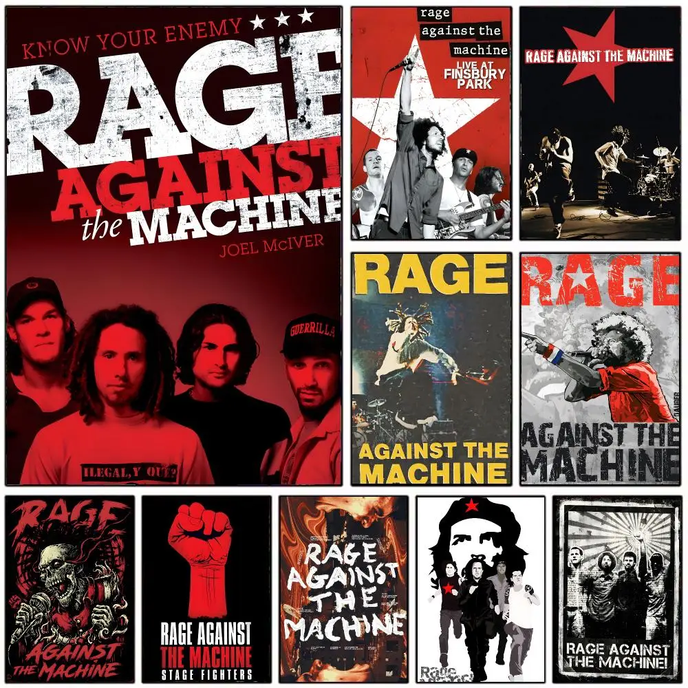 Rock Band R-Rage Against the Machine Poster Wall Art Print Decorative Mural Home Decor Gift Unframed