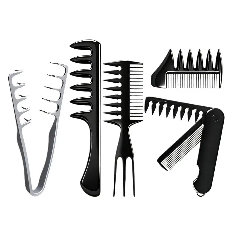 Volumenverstärkender Breitzehniger Haarwurzel-Hebekamm für Haarstyling und Entwirrung, geeignet für dickes, welliges Haar, Haushalts- und Salonwerkzeuge – Detail 6