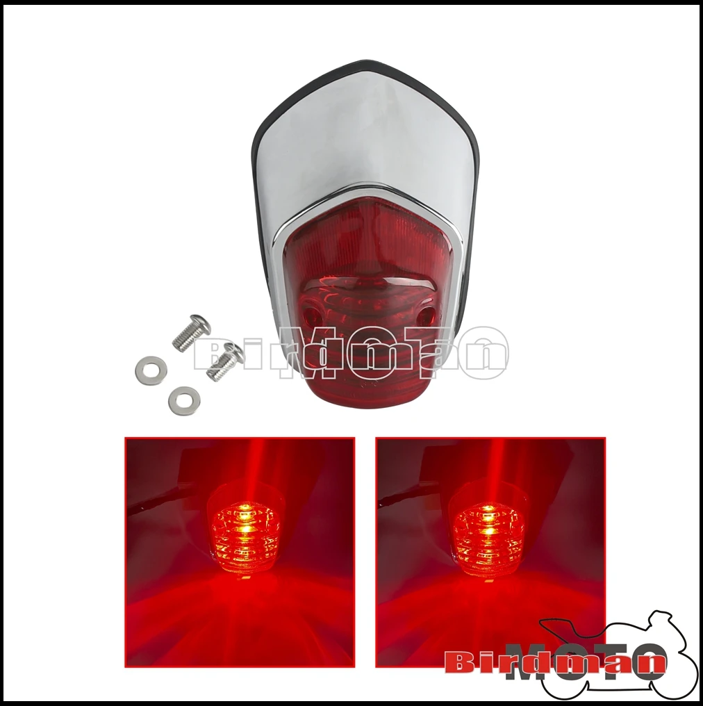 Universal Motorcycle Taillight Rear Running Brake Stop Lamp For Harley Yamaha Suzuki Honda Shadow Sabre 1100 VT400 VT750 VT1100