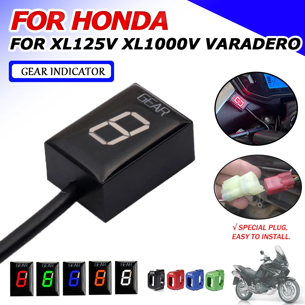 For Honda XL125V Varadero 1000 XL1000V XL 125 V XL125 XL1000 V Motorcycle Accessories Gear Indicator Speed Gear Display Meter