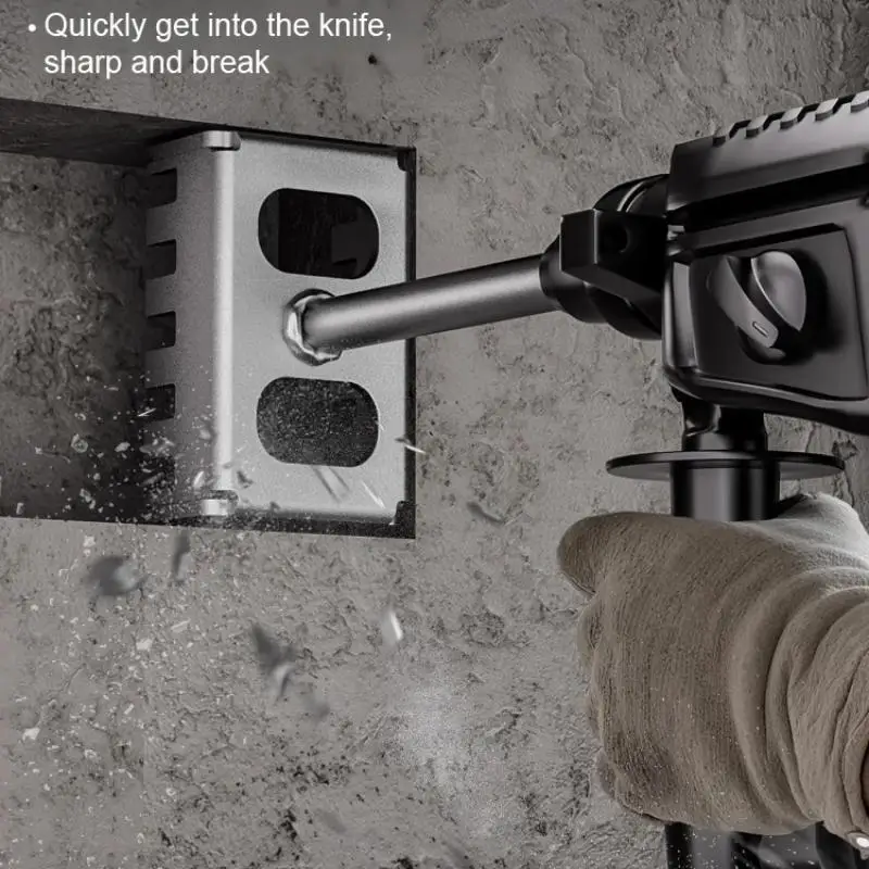 

Professional Electric Hammer for Wall Slotting, Electrical Socket Installation, Square Drill Hole Expansion Tool