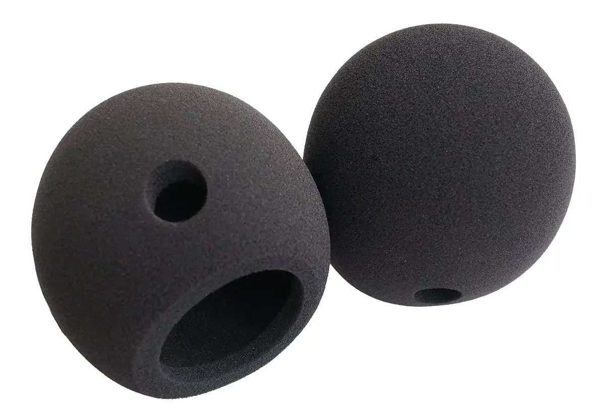 V-MOTA Customizing Microphone Windscreen Foam Cover Compatible with Blue Snowball iCE Microphone Audio Quality (Black)