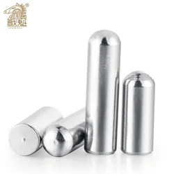 10-50pcs round head locating pin 304 stainless steel m0.6 m0.8 M1 m1.2 M1.5 m1.8 m2.3 M2.5 m2.8 m3 M4 M5 M6