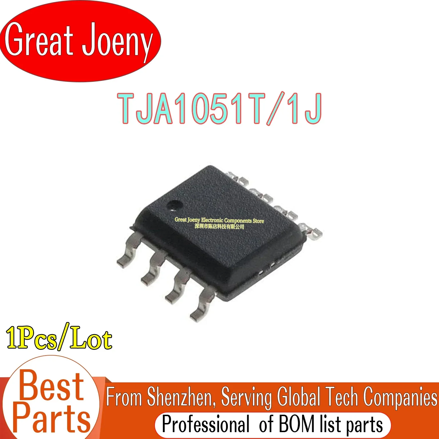 

100% Brand New Original TJA1051 TJA1051T/1J TJA1051T IC Chipset SOP-8 Bulk Best Price Plastic Casing