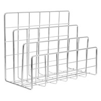 Desk Desktop Storage Rack Bookshelf Folder Organizer File Holders Silver Office Multifunctional Iron Minimalist Modern Versatile