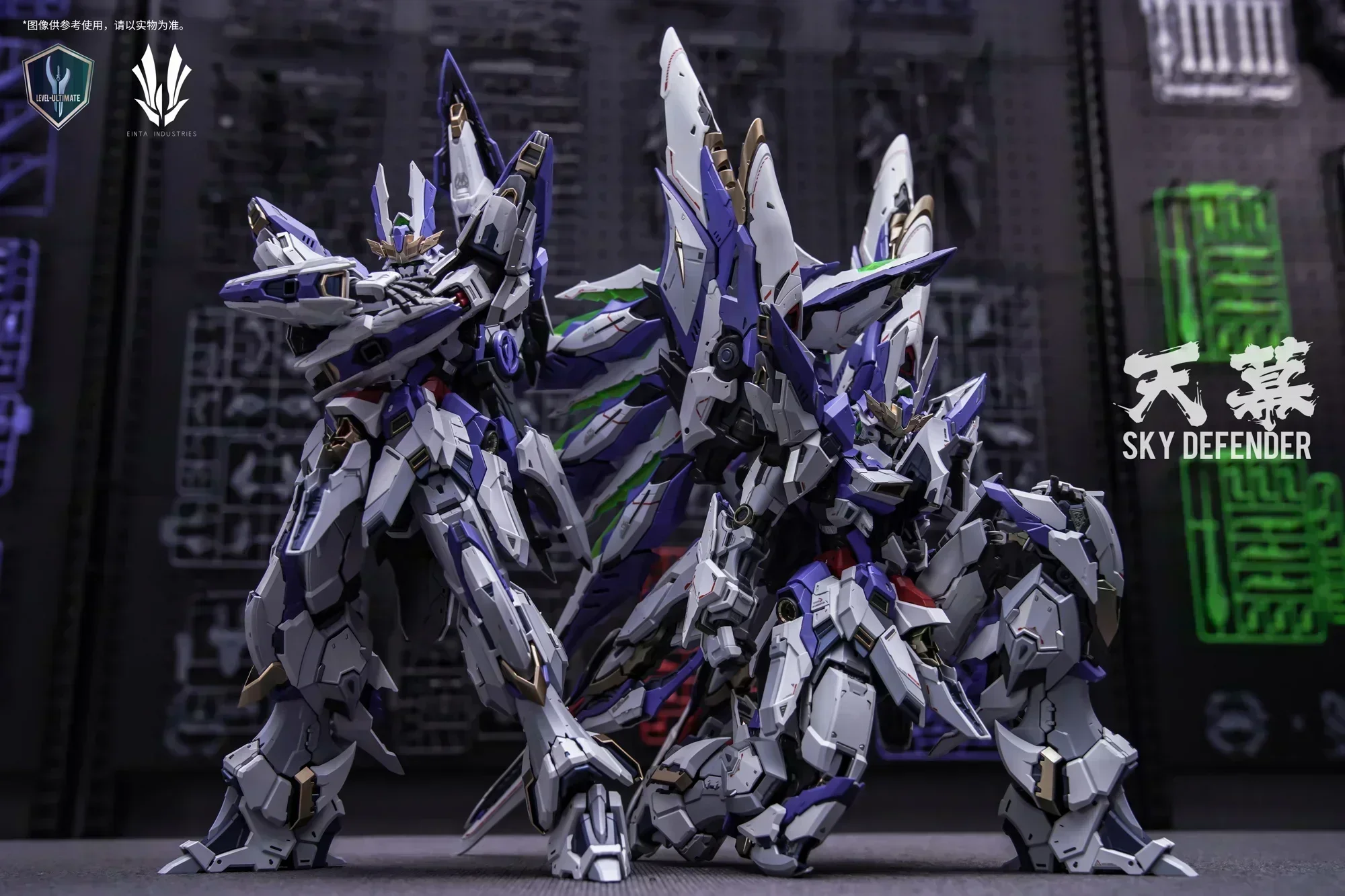 

In Stock EINTA INDUSTRIES SKY DEFENDER Level-Ultimate NPCM-017 Assembling Model Mecha Model Pvc Toys Oversize 1/72 Toys Gifts