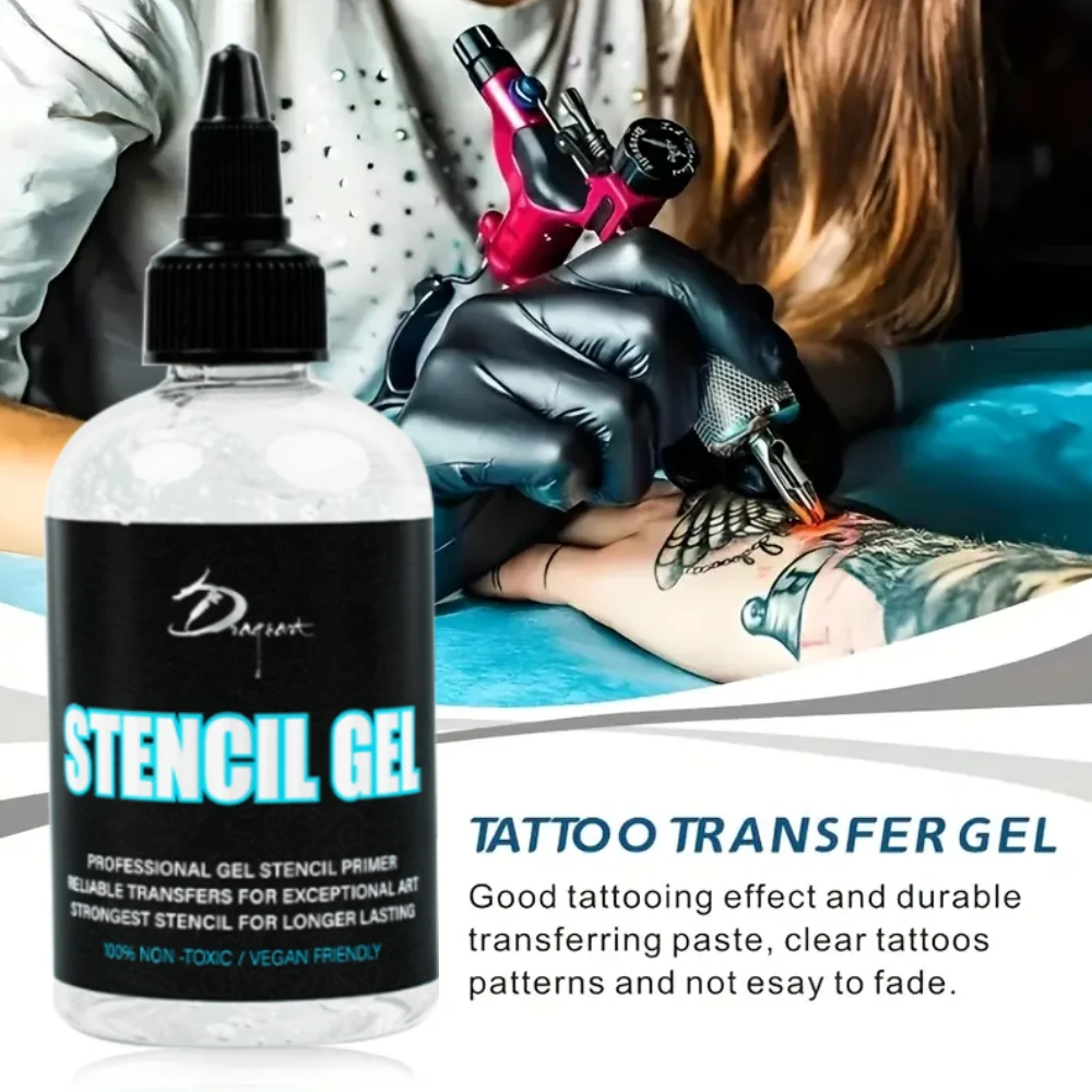 جل استنسل الوشم 1/4/8 أونصة لنقل الناسخة الحرارية - لوازم الوشم المحمولة والخفيفة وسهلة الاستخدام للفنانين/المتحمسين #2
