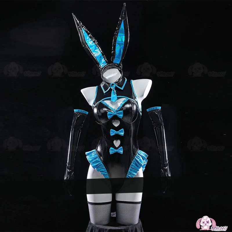 

Anime Rabbit Hol Fufu Miuu Cosplay Costume Bunny Girl Black Rabbit Fan Sexy Outfit For Hallowmas Party Adult Women Girl