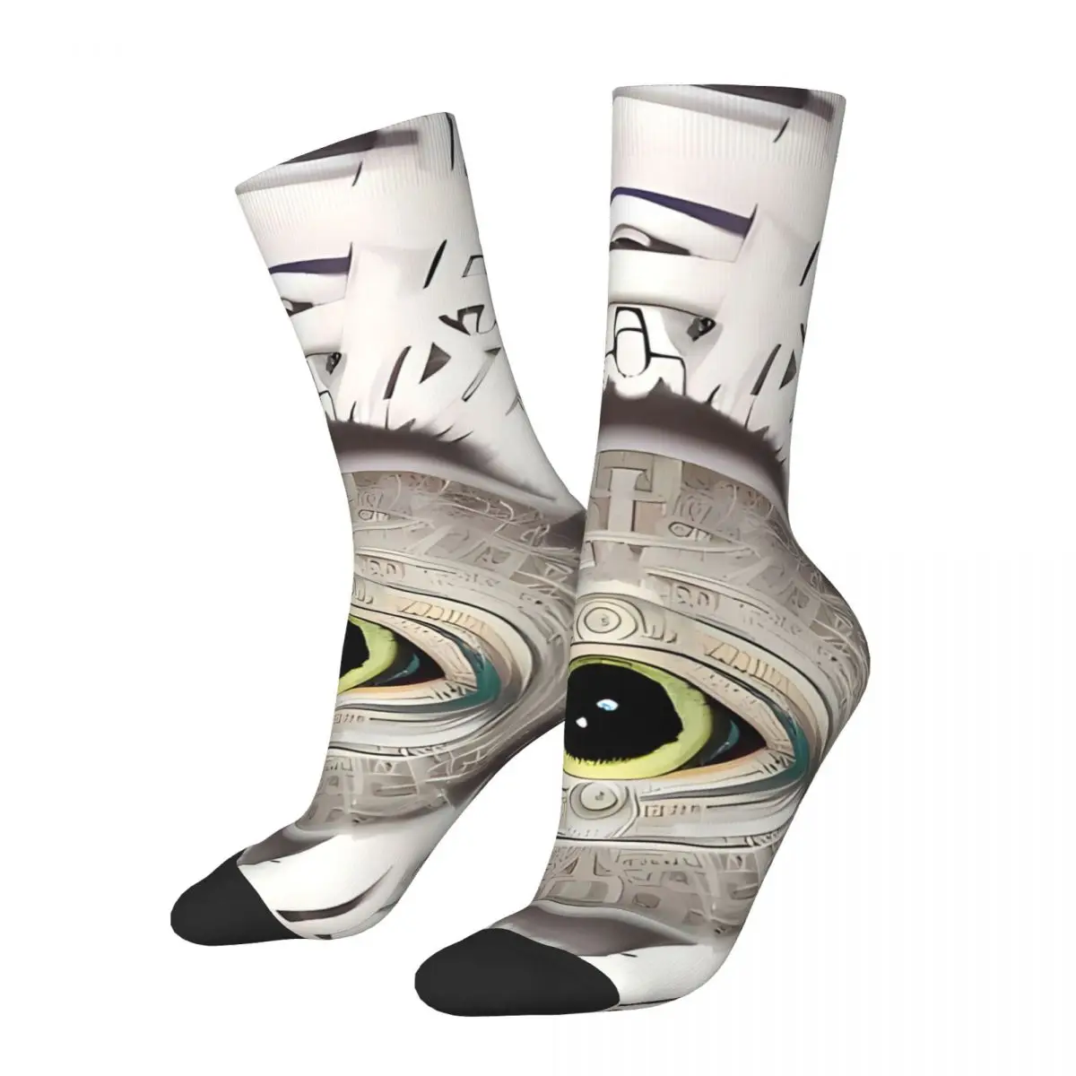 Trippy Psychedelic Eyes Illuminati Unisex Winter Socks Hiking Happy Socks Street Style Crazy Sock