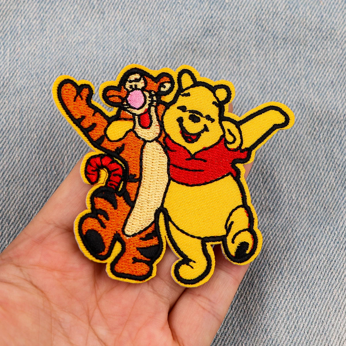 Cartoon Series Embroidered Patches For Clothing Backpack DIY Badge Adhesive Patches Cute Patches On Clothes Stickers Appliques