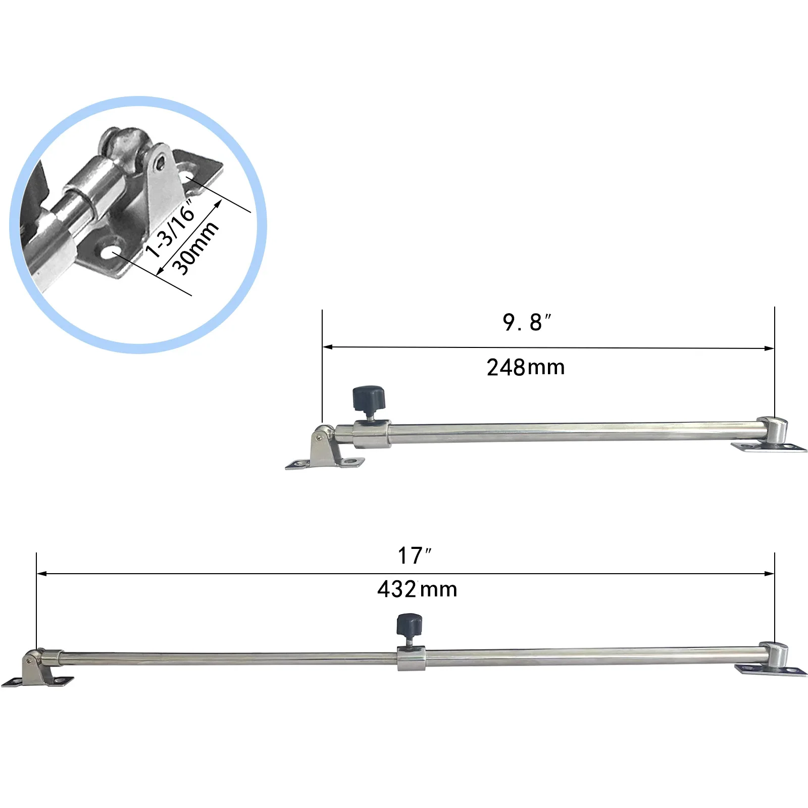 Telescopic Hatch Adjuster Boat Accessories Telescopic Hatch Regulator Boat Window Extender Easy Mount And Adjust Design