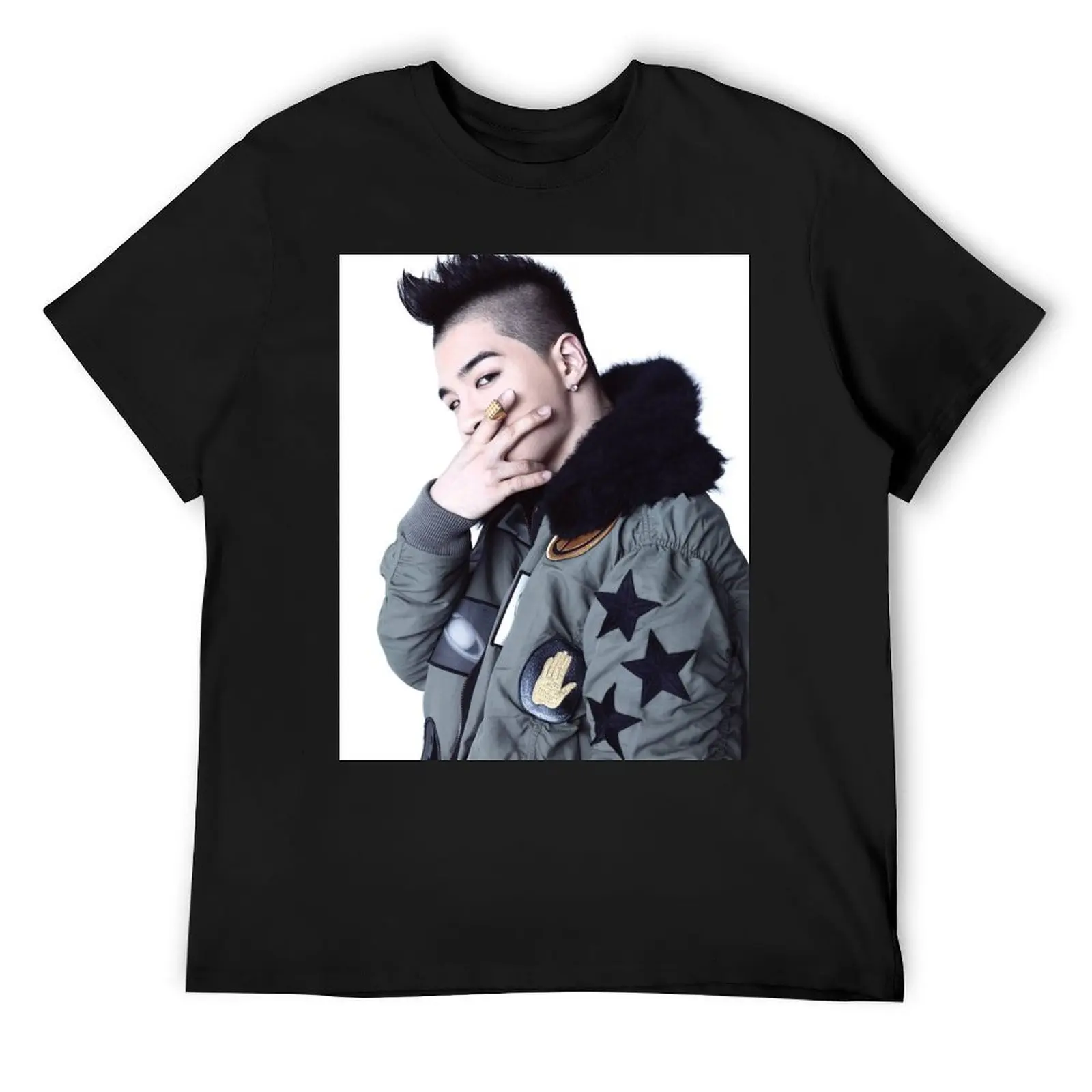 

big bang taeyang T-Shirt vintage t shirts cute tops T-shirts for men cotton