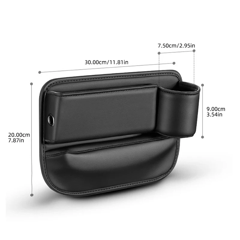 Car Seat Gap Organizer Storage Box Pocket Universal Wallet Keys Card Cup Phone Holder Auto Interior Accessories view 6