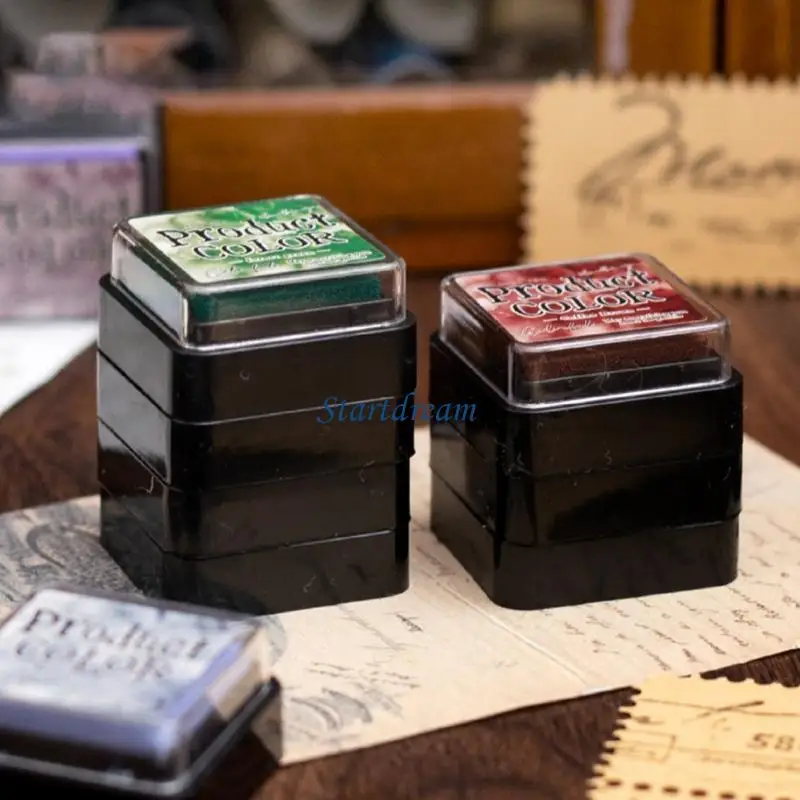 6 PCS Combinatie Inkpad Stamp Pad Slowing Colors Series Pad Set K92C