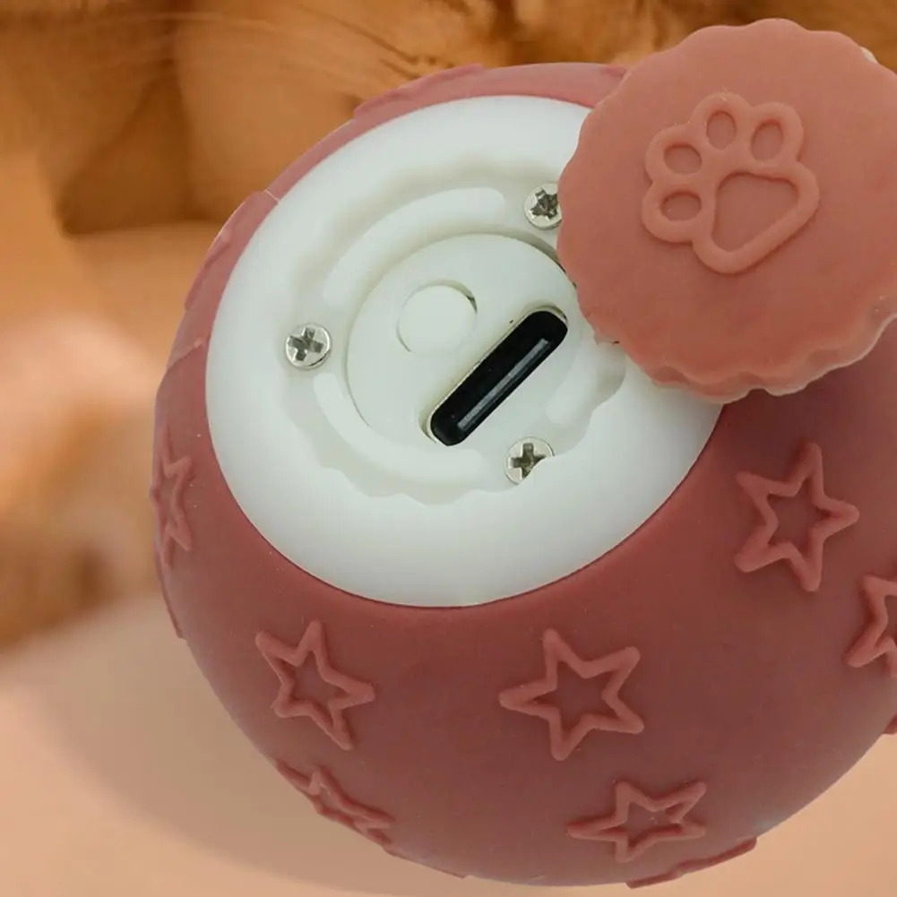 Sensor Cat Toy Cat Toy Ball with Sensor Technology for Active Hunting Bite-resistant Play Flexible Rotation Vibration Movement