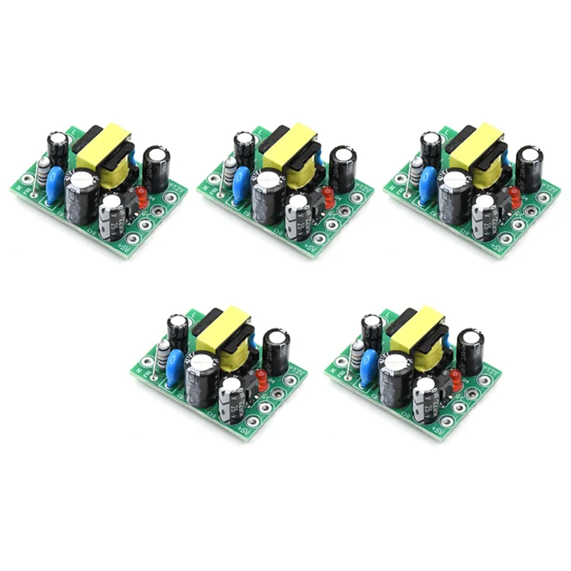 5X Xh-M299 스위칭 전원 공급 장치 모듈 Ac-Dc 절연 Pcb 보드 입력 110-220V 출력 12V0.5A + 5V-PZZW