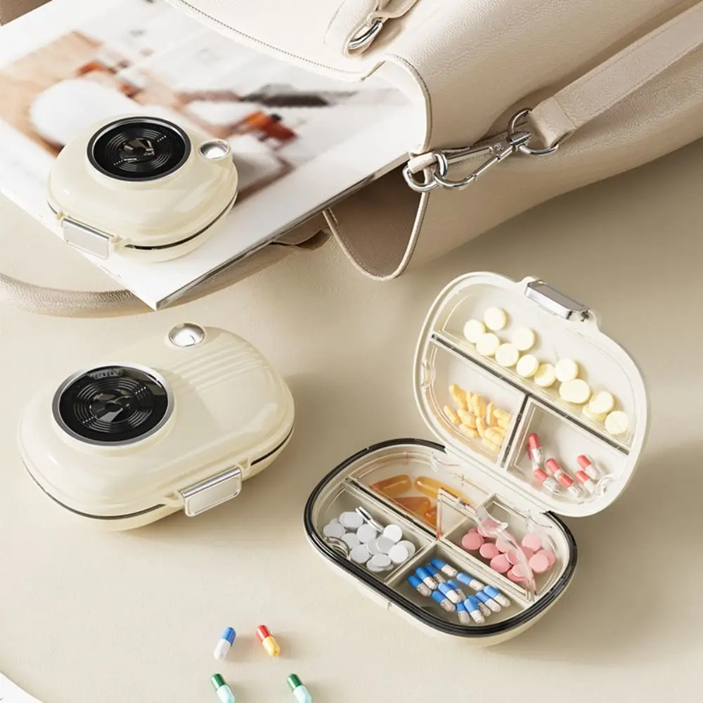 Jewelry Box Plastics Pills Storage Box 7 Grid Moisture-proof Weekly Pill Case Dustproof Portable Mini Medicine Box Household