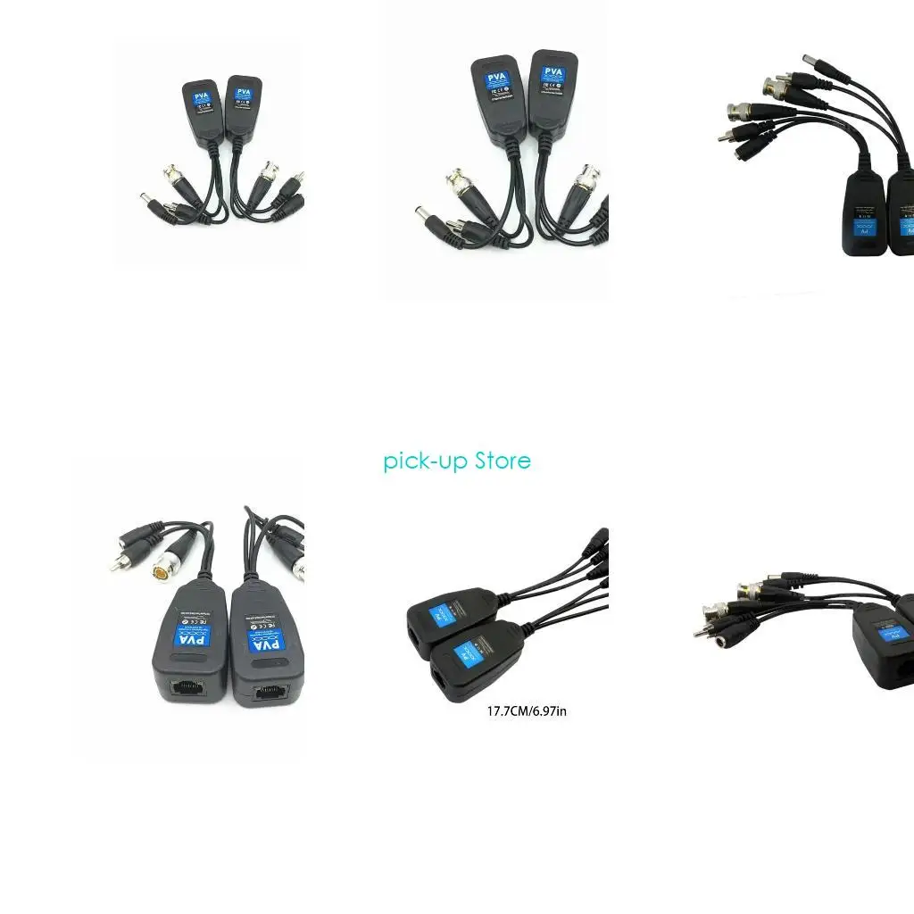 

Q5WA 8MP пассивное видеонаблюдение CCTV Coax BNC Power Video Persosiver Connectors BNC к кабелю RJ45 для видеокамеры CCTV