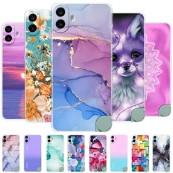 For Nothing CMF Phone 1 Case Clear Shockproof Phone Case For Nothing CMF Phone1 Fashion Clear Soft Silicone TPU Back Cover Funda