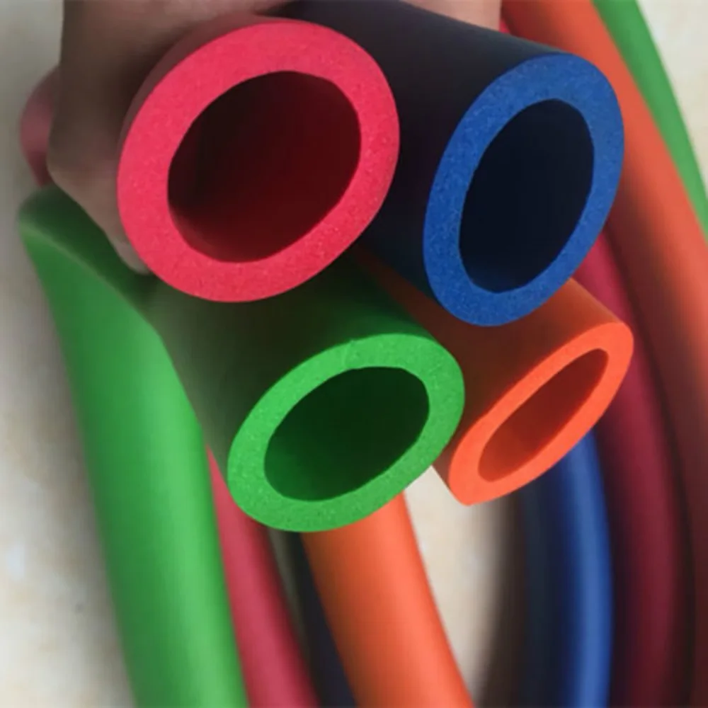 High Quality Colour Rubber Foam Sponge Tubes NBR Foam Insulation Tube Handlebar Hollow Foamabrasion And Impact Resistant