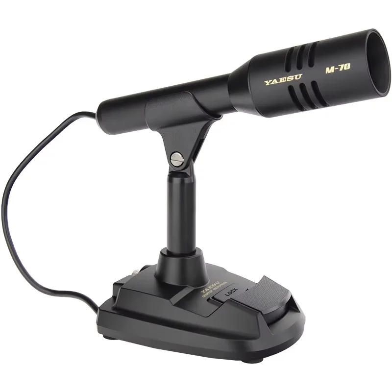 ميكروفون مكتبي مكثف YAESU M-70 ميكروفون تايوان مناسب لمحطة راديو Yaesu على الموجات القصيرة