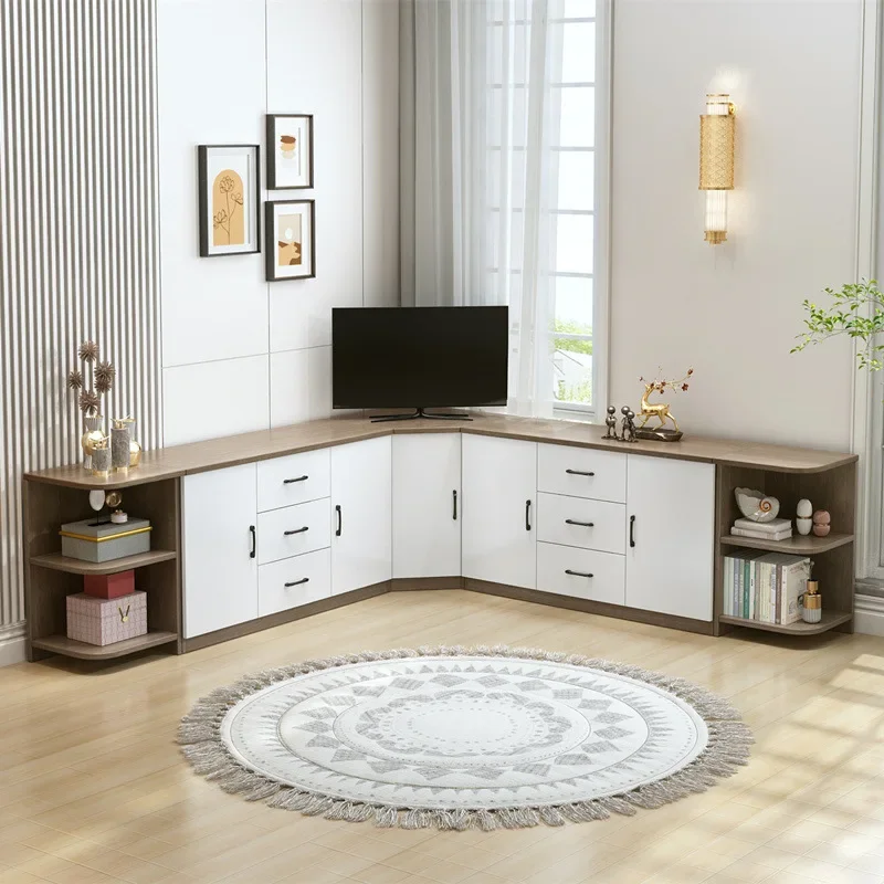 

All solid wood, corner, TV cabinet, living room, corner, bedroom, triangle, corner, locker, modern, simple