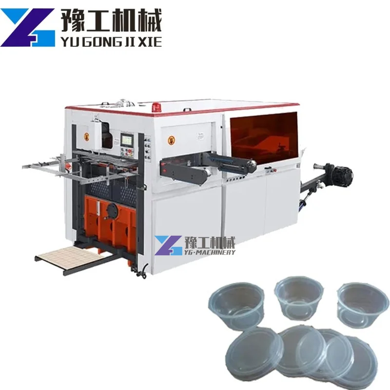 Plastic Cup Food Container Foam Thermoforming Production Line for Making Wine Bottle Tray Cutlery Machine