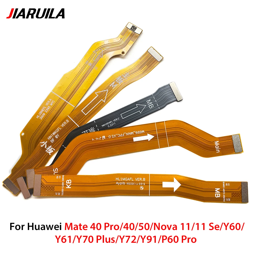 Mainboard Charging Connect Flex Cable For Huawei Mate 40 Pro 50 Pro Nova 11 SE Y70 Plus P60 Pro Y61 Y60 Y72 Nova 11 Se