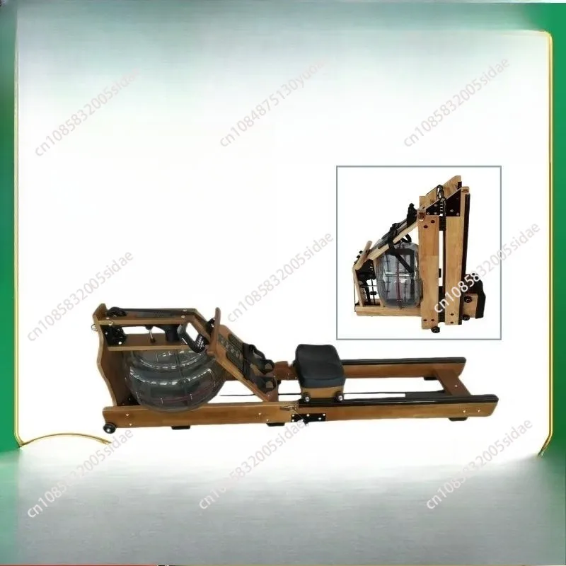 Intelligent folding rowing machine gym household aerobic folding water resistance rowing machine