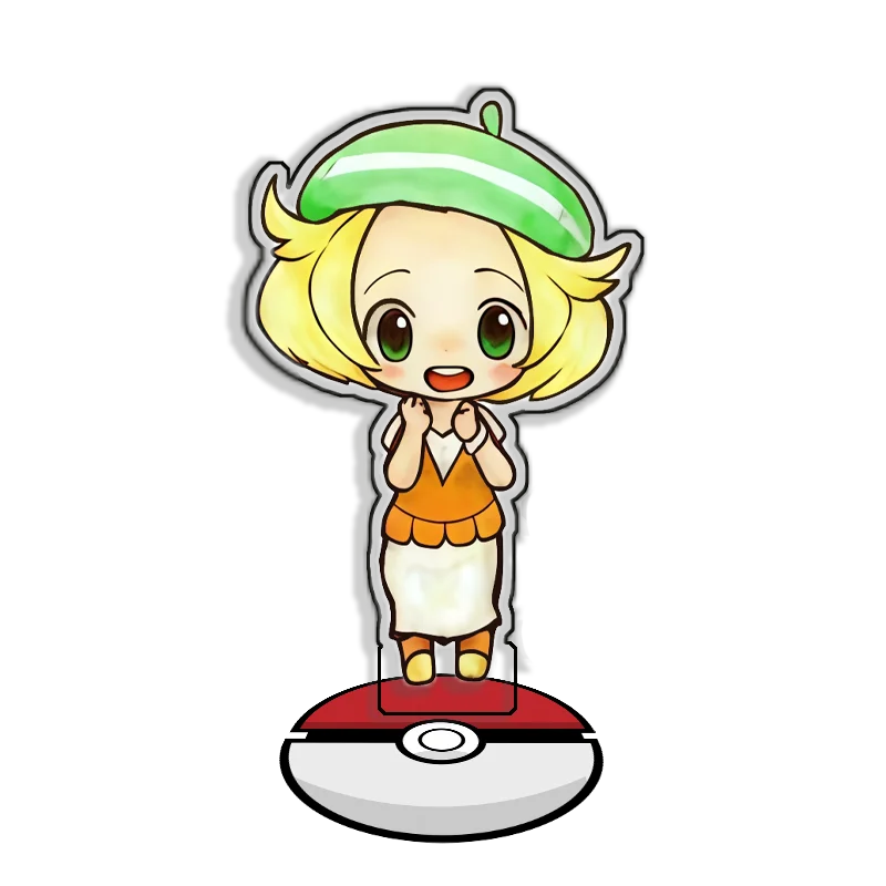 Recycled Acrylic Standees for Pokemon QikchuPiplup Dawn May Lyra Blue Hilda Desk Decoration Decorative Creativity Cute Gift 15cm