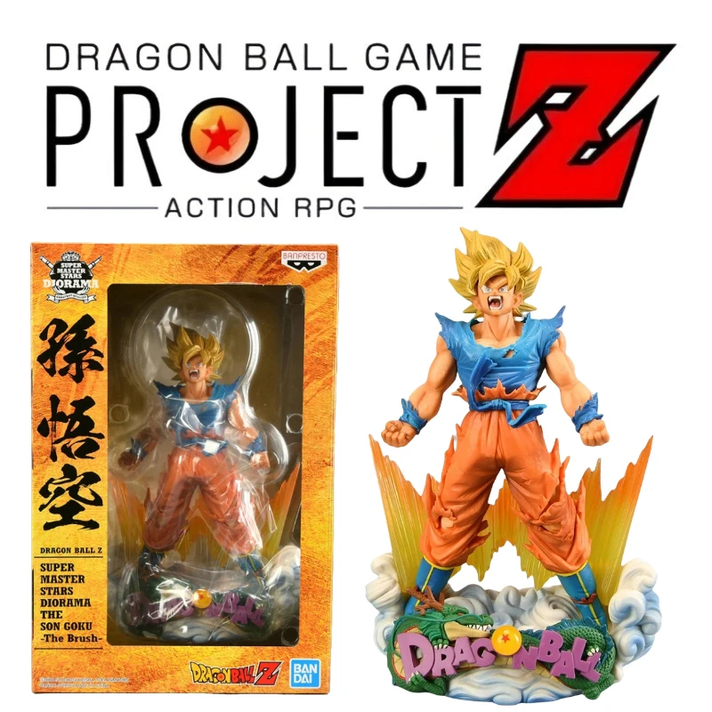

In stock Bandal Dragon Ball Figurines SMSD Super Saiyan Goku Action Figures DBZ Figurals Collectible Model Dolls Toys Ornaments