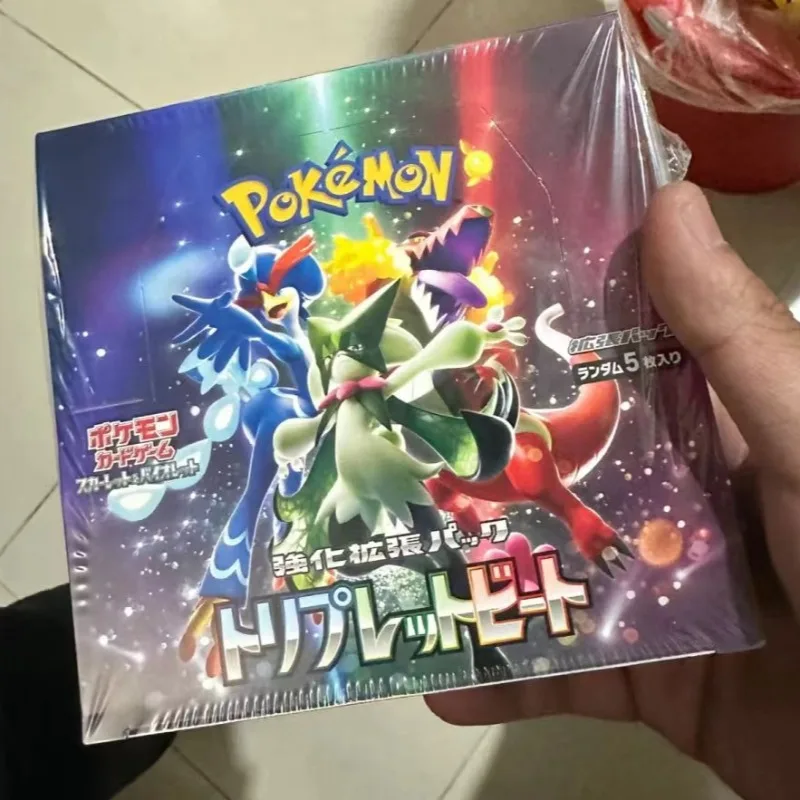 100% original pokemon sv1a booster pacote negociação anime cartão ptcg versão japonesa coleção cartões único pacote brinquedo presentes de aniversário