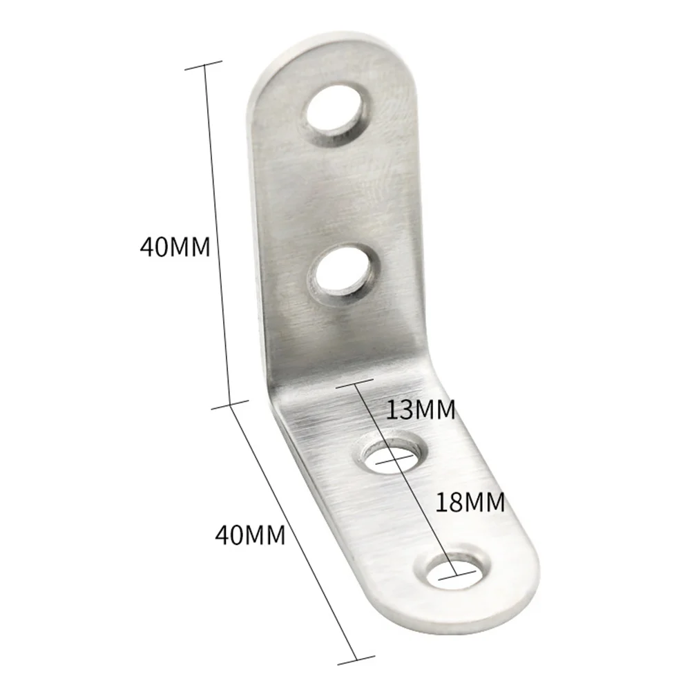12 шт. угловой код из нержавеющей стали, угловой кронштейн для крепления мебели, аксессуары для пластин, армирующие стулья, фиксированные прямые
