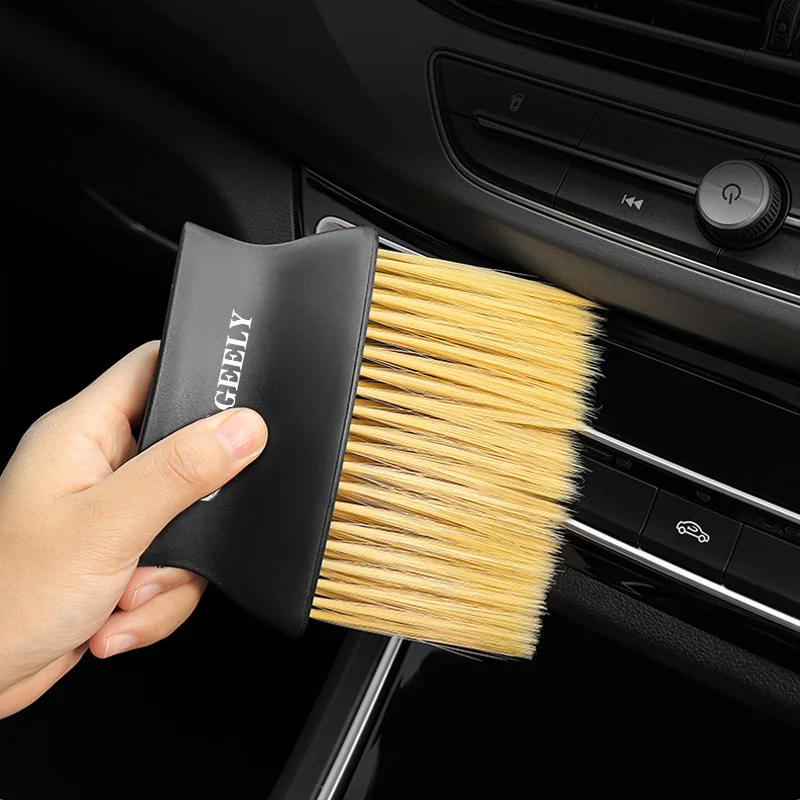 Soft Bristle Car Air Conditioner Cleaning Brush Car Wash Dust Cleaner For Geely EMGRAND Atlas Coolray EC7 EC8 GS GC2 GC5 GC6 GC7