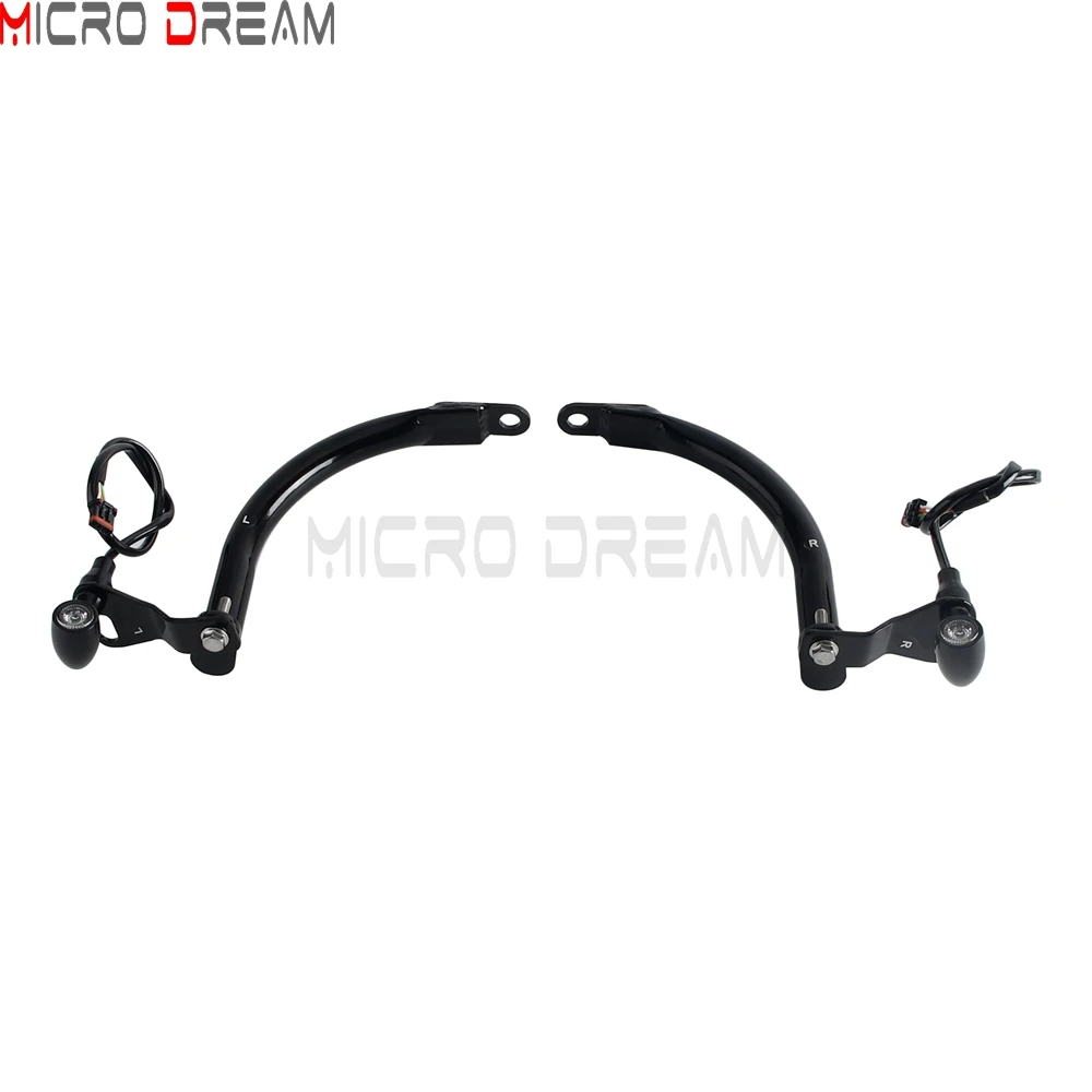 ل 2022-25 هارلي سوفتيل منخفض رايدر FXLRST FXRST 117 دراجة نارية هدية دعم بار الجبهة قوس جبل عدة ث/LED بدوره إشارات #3