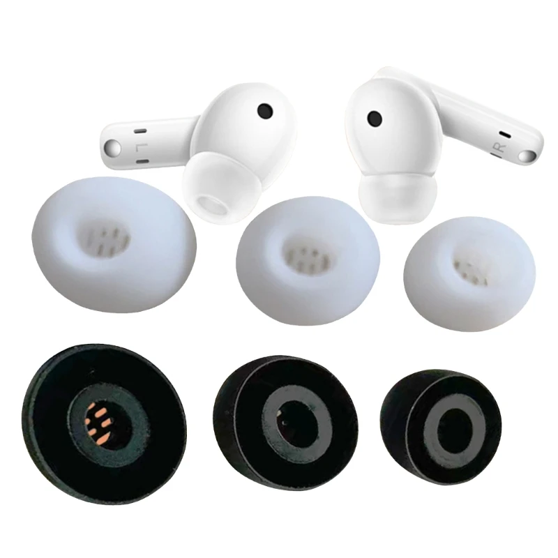 Replacement Ear Tips Earbuds for HUAWEI FreeBuds 5i Earphones Anti-Slip Ear buds Eartips Earpads Cover 6pcs L/M/S