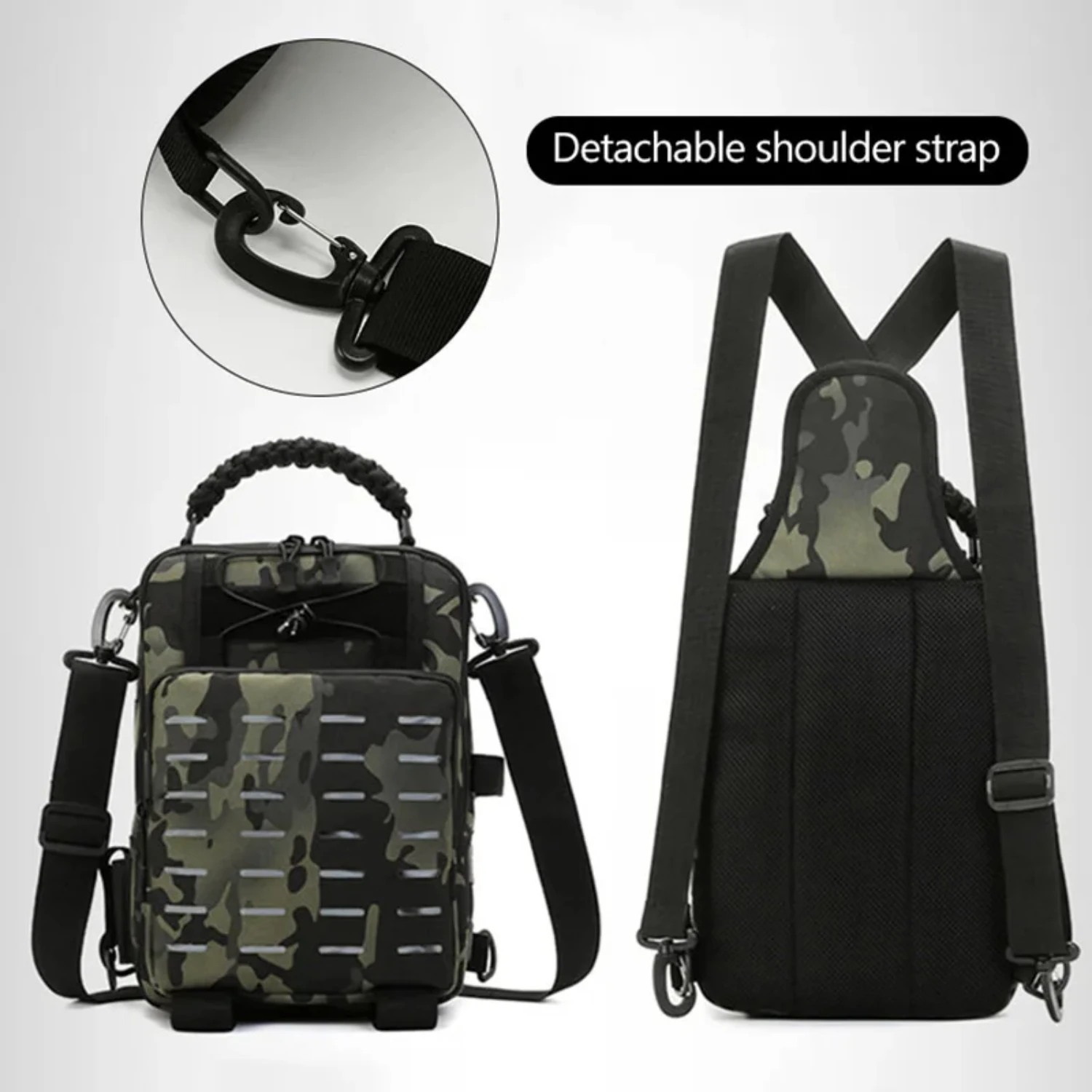 Hengel Vissen Lokken Doos Lokken Rugzak Militaire Tactische Laser Molle Outdoor Vis Camping Wandelen Jacht Zakken Mannen X1G