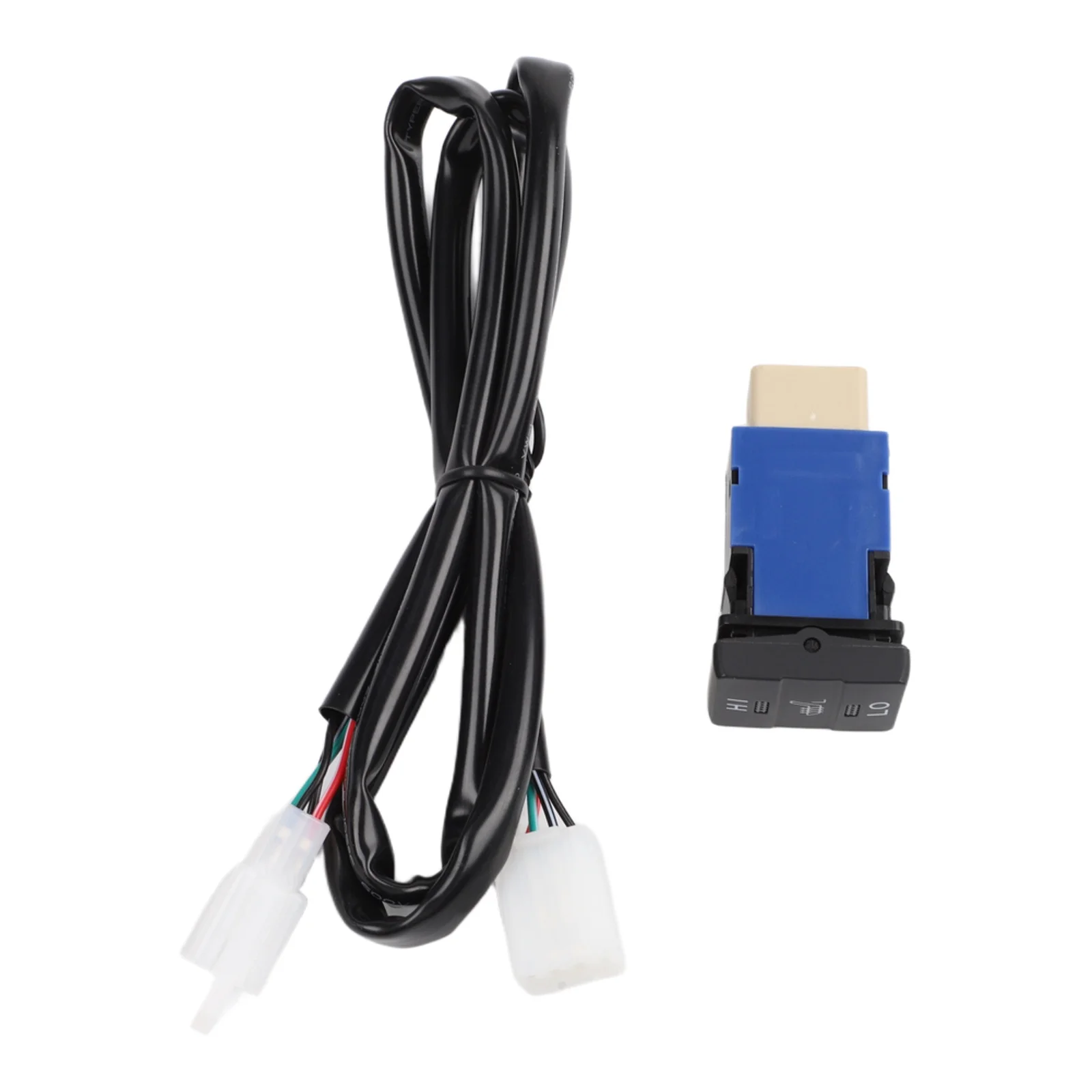 Vehicle Accessory Seat Heating Switch Vehicle Dashboard Upgrade As Shown In The Figure Low-Light Operation ABS And PVC Materials