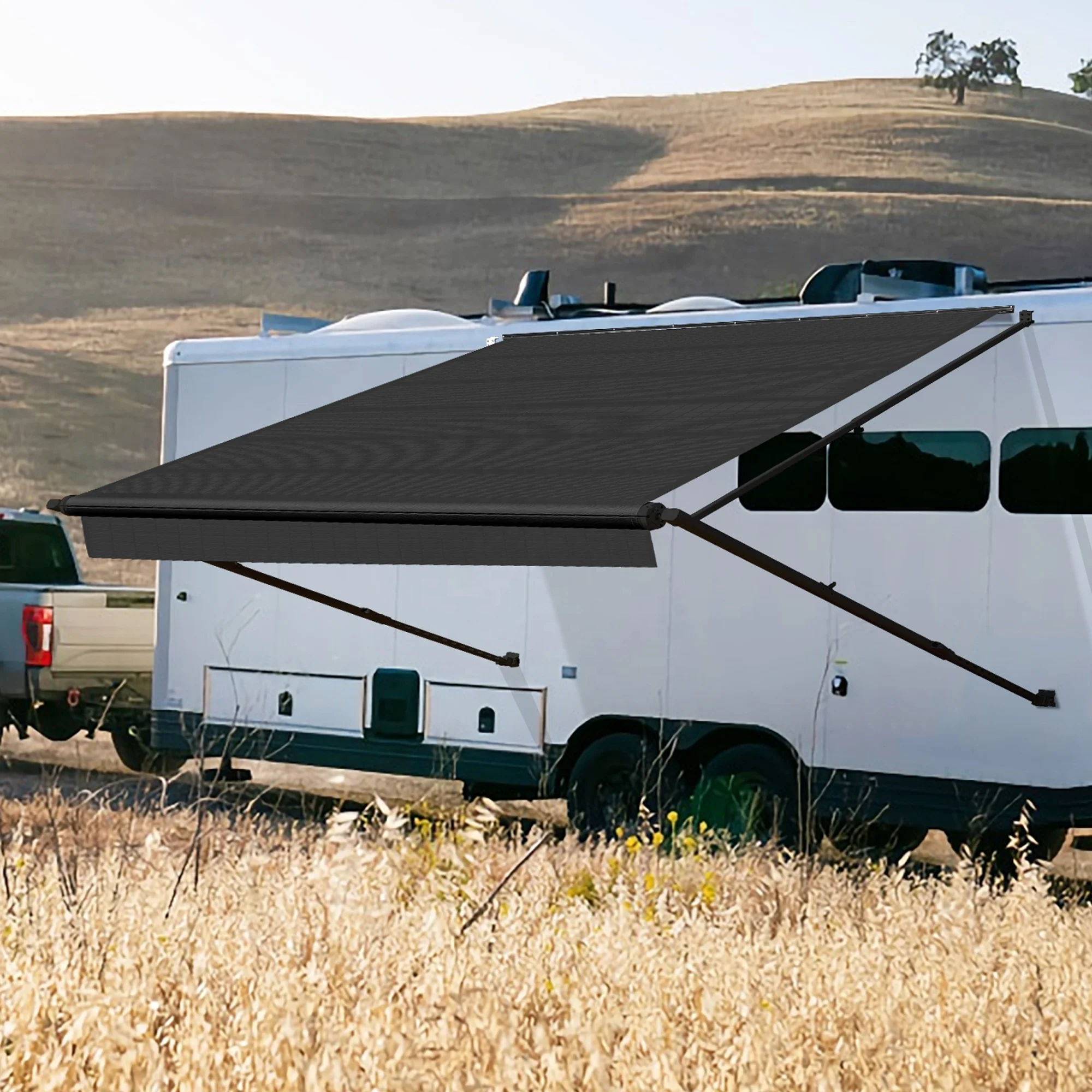 Lightweight Flexible Solar Panel with Manual Control and Waterproof for Outdoor Roll Out Caravan Awning