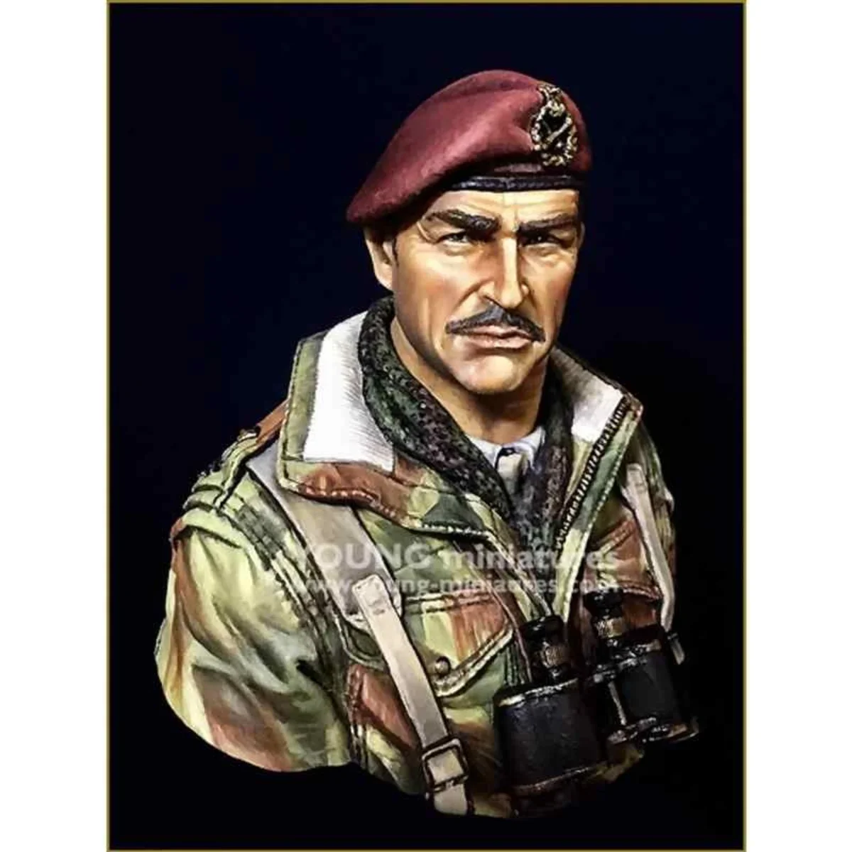 

1/10 фигурка из смолы, неокрашенная модель, бюст Второй мировой войны, боевой Арнхма, британский офицер, разобранный и неокрашенный GK