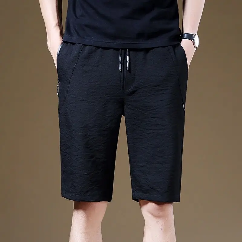 New Men's Sports Casual Trendy Cropped Pants Men's Loose Breathable Summer Pirate Shorts